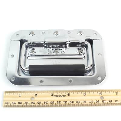 Heavy Duty metal handle and plate for Amplifier or Guitar Road Rack touring Case image 9