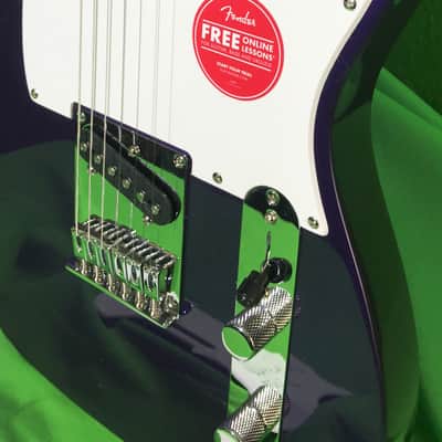 "Danish" Pete Honore Signed Purple Squier FSR Bullet Telecaster Anderton's Beyond Rare! 1 of 500 image 8