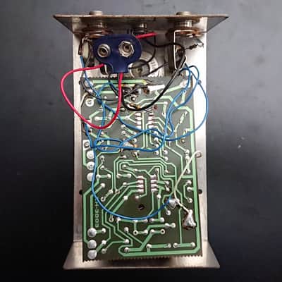 1970s - Op-Amp - Boxed - Vintage Electro-Harmonix Little Big Muff 1970s - Silver/Brown/Yellow image 3