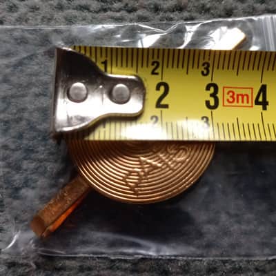 Paiste Rare, Collectable, Vintage top tie clip "gold coloured" 70s-80s  - Brass ( "Gold") image 10