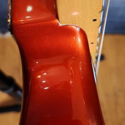 Fender 2001 American Standard Stratocaster Chrome Red w/ OHSC & Bartolini Loaded Pickguard image 15