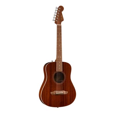 Fender California Standard Redondo Mini with Bag and Sapele Top (Natural Sapele) image 2
