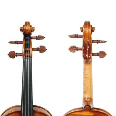 Strad Model 1715 Handmade Violin Outfit 4/4 Italian Spruce One-Piece Maple image 5