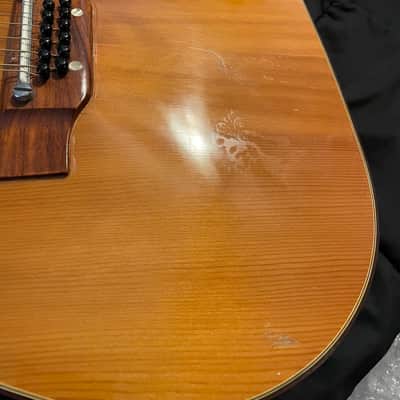 1960’s-1970’s Dallas WT-100 Made in Japan 12 string acoustic guitar (RARE)- Natural image 23