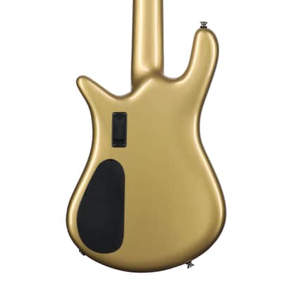 Spector Euro 5 Classic Electric Bass, 5-String (with Gig Bag), Metallic Gold Gloss image 7