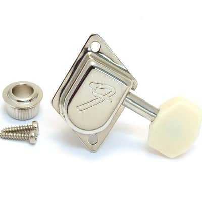 Fender 70’s Mustang Reissue F Tuner with Beige Button 0013189049 image 1