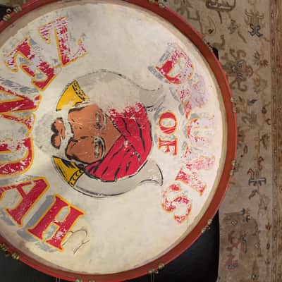 Slingerland Bass w/ calfskin painted heads 1930-1940’s image 8