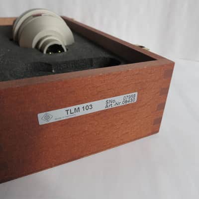 Neumann TLM 103 Large Diaphragm Condenser Mic original 1997 run with wooden box image 10