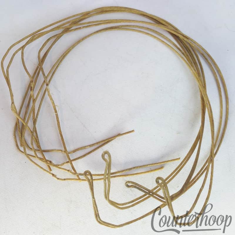 Ludwig 16" "Cat"Gut(Sheep)Natural Snare Drum Wires/8x Strands Vintage 10s Catgut image 1