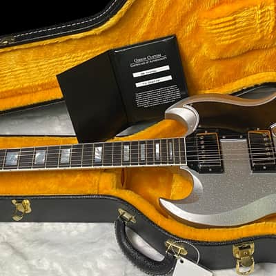 NEW! Gibson Custom SG Custom Electric Guitar - Radiant Sparkle - WOW! Just Incredible! 6.9lbs - Authorized Dealer - G07686 image 15
