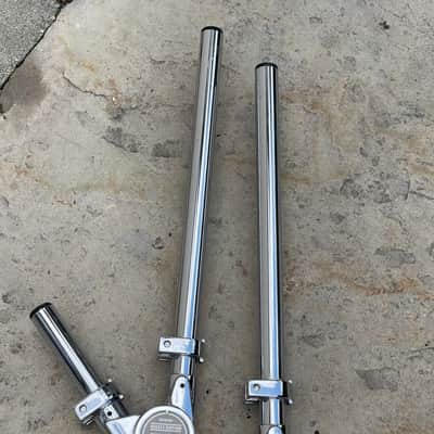 (2) Pair Pearl Uni-Lock Long Tom Holder Arms 13" x 3" Mounts image 6
