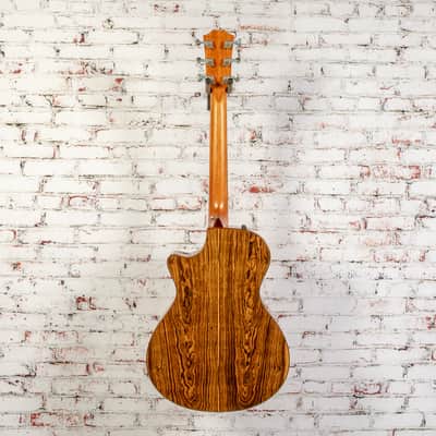 Taylor - Custom Grand Concert Acoustic Guitar - Bocote/Lutz - Natural - w/ Taylor Custom Hardshell Case - x0071 (USED) image 7