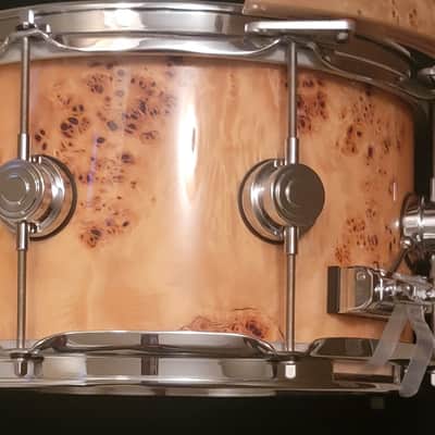 DW 7x13 Collector's Maple VLT Mapa Burl Snare Drum - SO#1119665 image 5