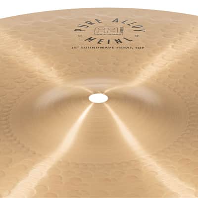 Meinl Pure Alloy PA15SWH 15" Soundwave HiHat image 4