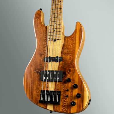 Sadowsky 2022 Limited Edition MetroLine 5-String 21-Fret MM Bass Natural Transparent Satin image 3