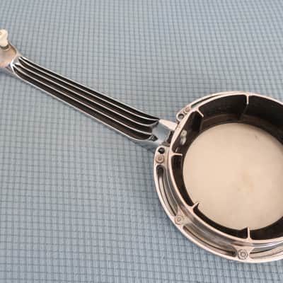 Vintage 1950s Dixie Ludwig Banjo-Lele Banjo Ukulele Very Rare All Metal Chrome Patent Pending Made In USA Banjolele image 6