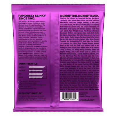 Power Slinky 5-String Ni-Wnd Electric Bass Strings 50-135 Gauge Set 50/G 70/D 85/A 105/E 135 Low-B image 2