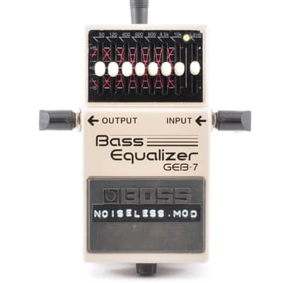 Boss GEB-7 Modified Noiseless For Bass Equalizer Pedal Mod Used From Japan #CN65959 image 7