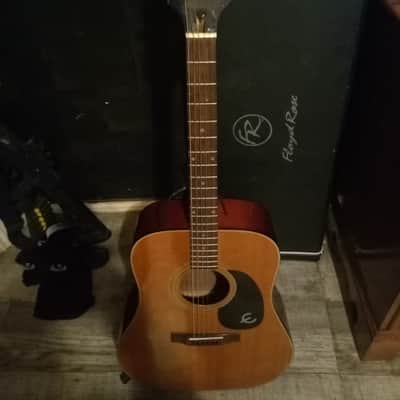 Epiphone FT-345 1973-1979 Natural Dreadnought Acoustic MIJ Matsumoko image 4
