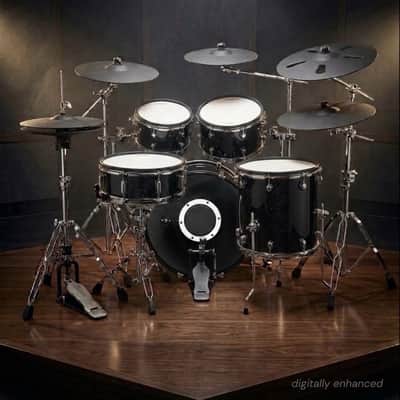 Dolby E Drum Black Sparkle Shell Pack Kick Snare Tom for Roland Alesis Lemon image 4