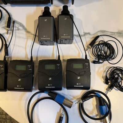 Sennheiser EW 100 ENG G4 Combo Wireless Microphone System (A1-Band: 470-516 MHz) 2010s - Black image 2