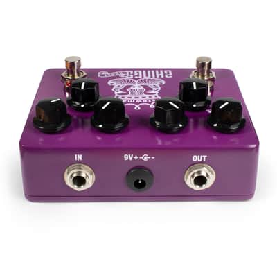 StewMac Two Kings Boost Dual Overdrive Pedal – Independent Channels with Clean Boost and Overdrive, DIP Switch Modes, True Bypass, 9VDC image 3