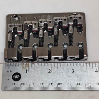 Ibanez B105 5-String Bass Bridge 2BB1B105K- US Patent 6133515- Cosmo Black- NOS Unused image 7