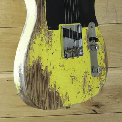 Fender Custom Shop 52 Tele Super Heavy Relic Graffiti Yellow R128147 image 7