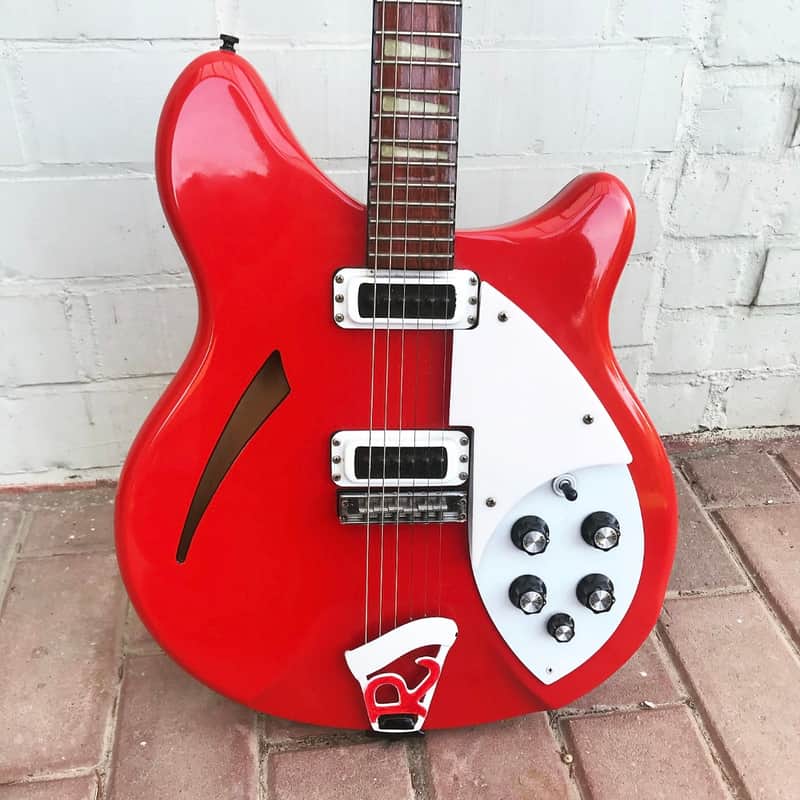 1980s Rickenbacker 360 Ruby Tornado Red
