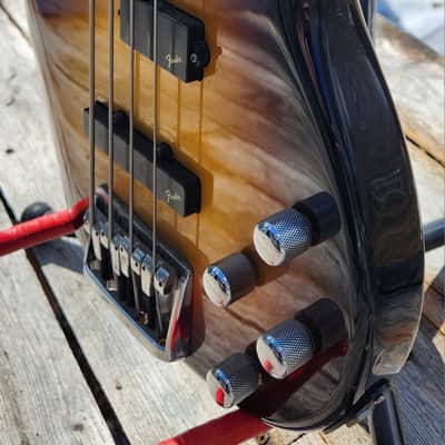 VINTAGE! Fender Contemporary Precision Bass Lyte Sunburst 1988-1995 Japan image 12