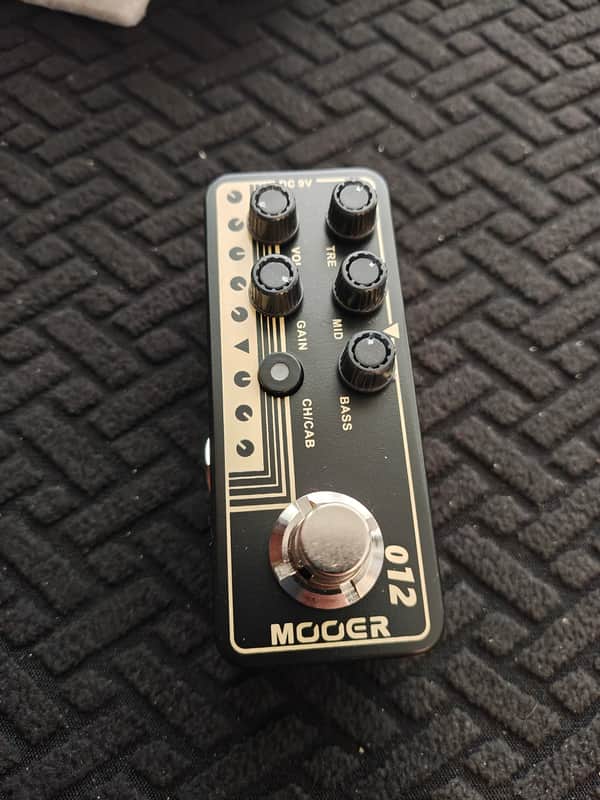 Mooer 012 Friedman (US Gold) Micro Preamp 2010s - Black image 1