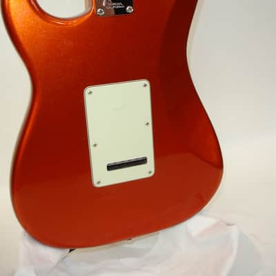 Fender American Elite Stratocaster Electric Guitar Rosewood Fingerboard, Autumn Blaze Metallic image 13