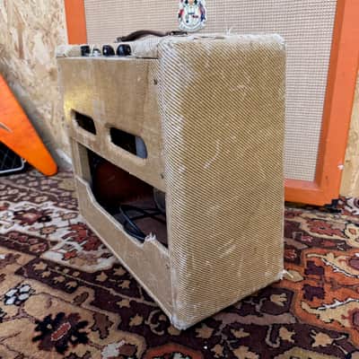 Vintage 1955 Fender Harvard 5F10 Tweed 1x10 USA Valve Amplifier Combo *1950s* image 5