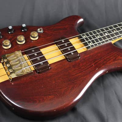 Ibanez Musician Bass 1981 Dark Stain Left Handed image 1
