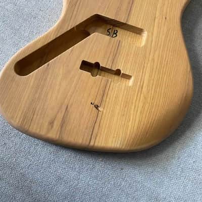 Left Handed Ash Wood Jazz Bass Style Body image 3