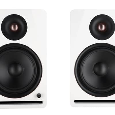 Pair Rockville APM8W v2 8" Active Powered Studio Monitor Speakers USB+Bluetooth image 2