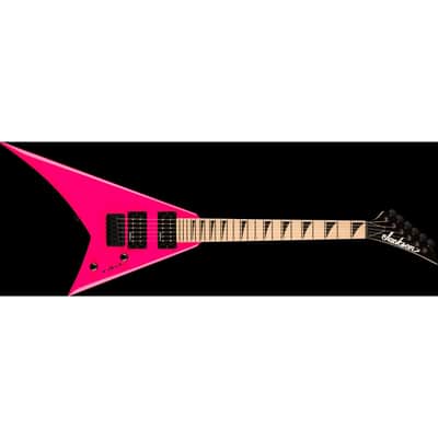 Jackson JS Series Rhoads Minion JS1X Electric Guitar, Maple FB, Neon Pink image 1