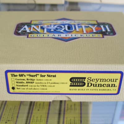 Seymour Duncan Antiquity II '60s Surf Strat Pickups Set 6.31k/6.37k/9.97k image 2