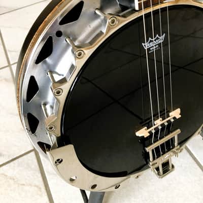 Framus Tenor Banjo, DIXI model (2nd gen) 1962 - black/silver image 6