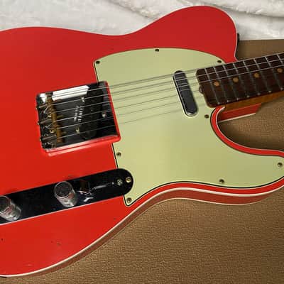 NEW! Fender Custom Shop Flamethrower Telecaster Custom - Journeyman Relic - Modern Specs - Texas Special Pick-Ups - AAAA Flamed Neck - Fiesta Red - Authorized Dealer - 7.4lbs - G07042 image 1