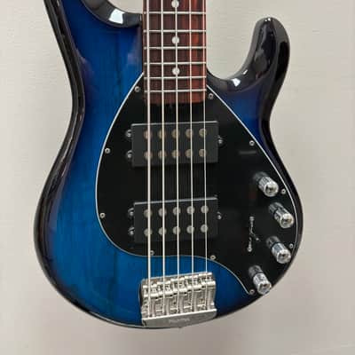 Ernie Ball Music Man Stingray 5 HH Special 2026 - Pacific Blue Burst image 3