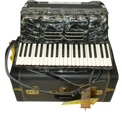 Pancordion Crucianelli Piano Accordion, Slate w/ Case & Straps image 1