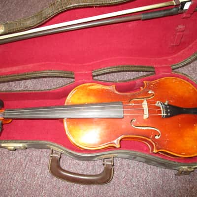 German Copy of Antonius Stradivarius Cremonensis Faceiebet Anno 1721 3/4 Size Violin Made in Germany image 2