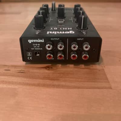Gemini MM1BT Analog DJ Mixer with Bluetooth 2022 - Present - Black image 2