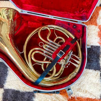 Used York Single French Horn 3 Valve F Key With Case And Mouthpiece (See Video) image 23