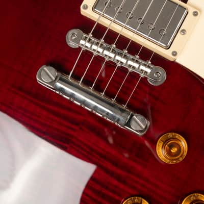 2018 FGN Neo Classic LS30 Sagmeister Special - Wine Red | Japan Les Paul “AAA” Flame Top Seymour Duncan Pickups Long Neck Tenon | Case Bild 16
