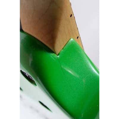 Mitchell HD400 Hard Rock Double Cutaway Electric Guitar Regular Green Lemon image 4