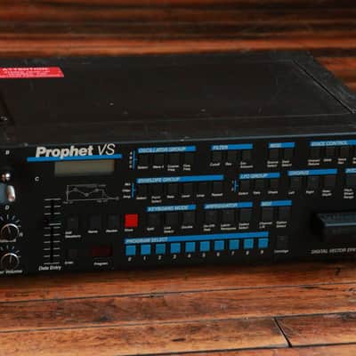 Sequential Prophet VS Rackmount 8-Voice Polyphonic Synthesizer 1986 - 1987 - Black image 2