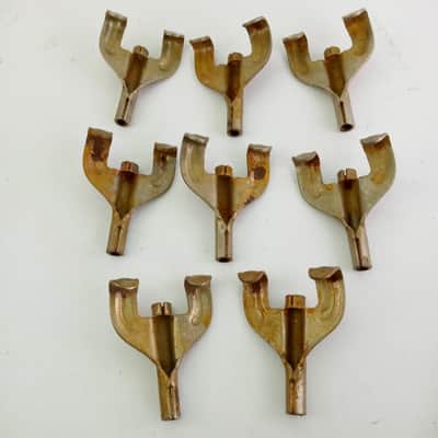 Gretsch 8 Threaded Drum T-Rod Claws Single-Tension Snare/Bass/Tom Nickel Vintage image 3