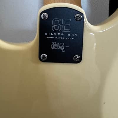 PRS SE Silver sky 2022- Moon white imagen 6